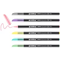Edding 1200 rotulador de color de trazo fino - juego de 6 colores pastel - punta redonda 1 mm - rotulador con punta de…